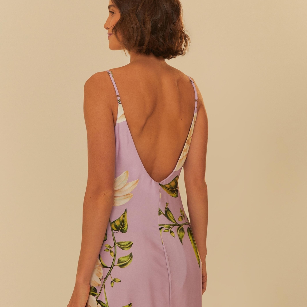 FARM Rio Lavender Floral Mini Dress - Picture 4 of 4